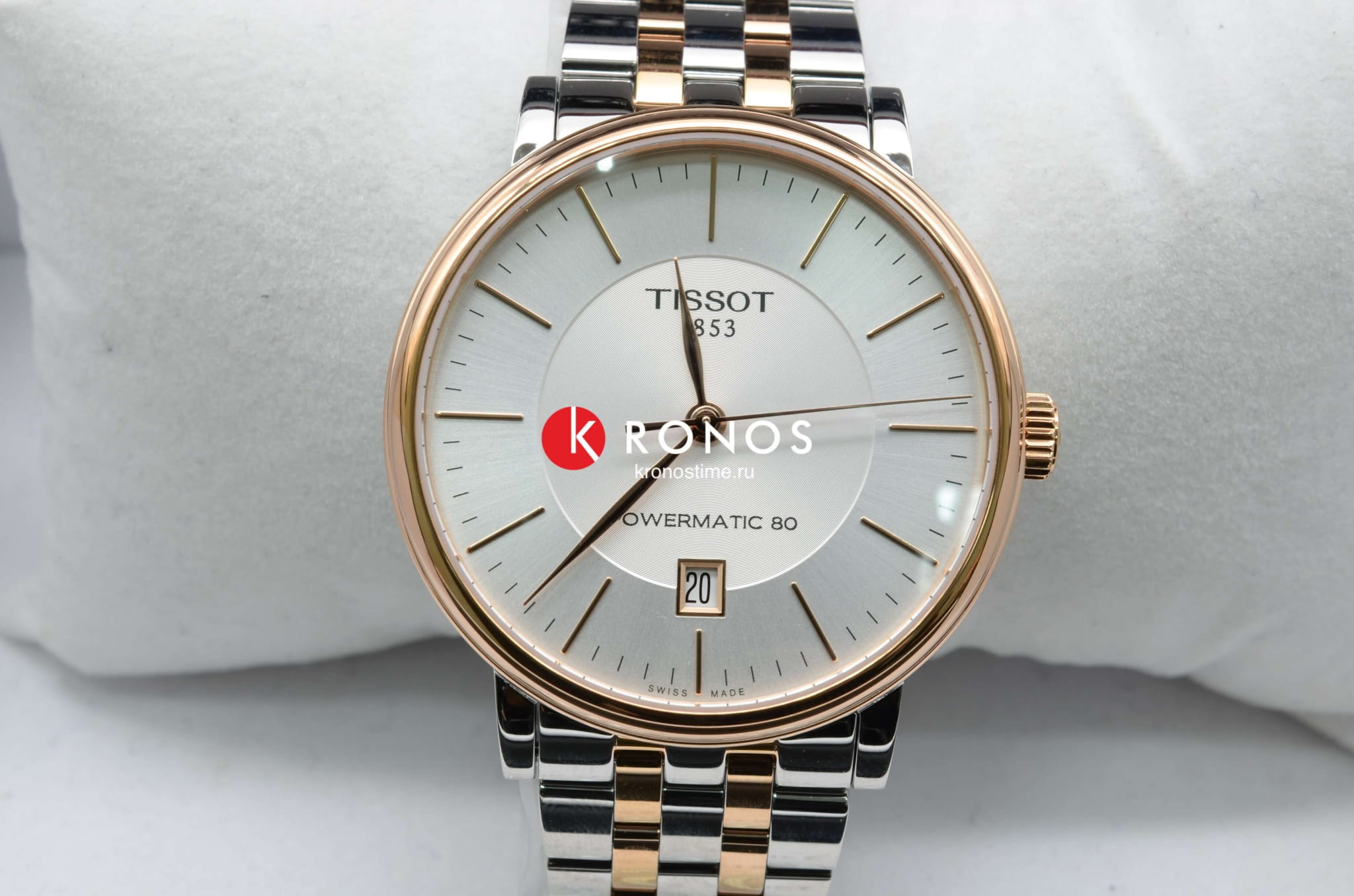 Tissot Tissot Carson Powermatic 80 T122.407.22.031.01 Carson - задняя крышка металл сталь корпуса, швейцария часы